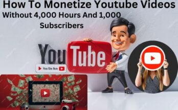 How To Monetize Youtube Videos Without 4,000 Hours And 1,000 Subscribers